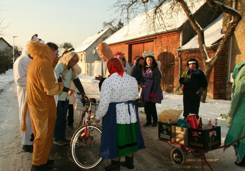 Zampern in Fehrow &copy;Kerstin M&ouml;bes