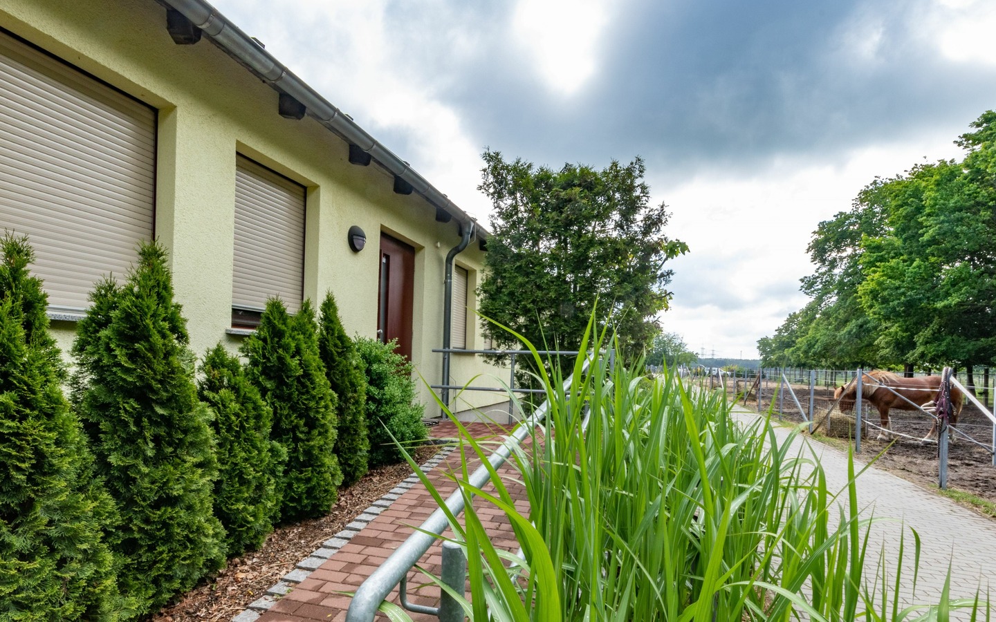 Barrierefreier Zugang zu den Ferienwohnungen