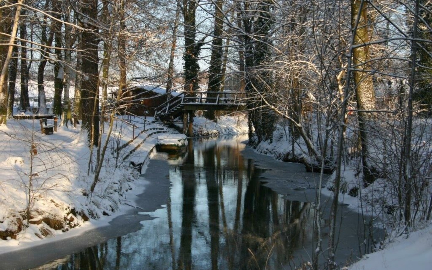 Winter im Spreewald