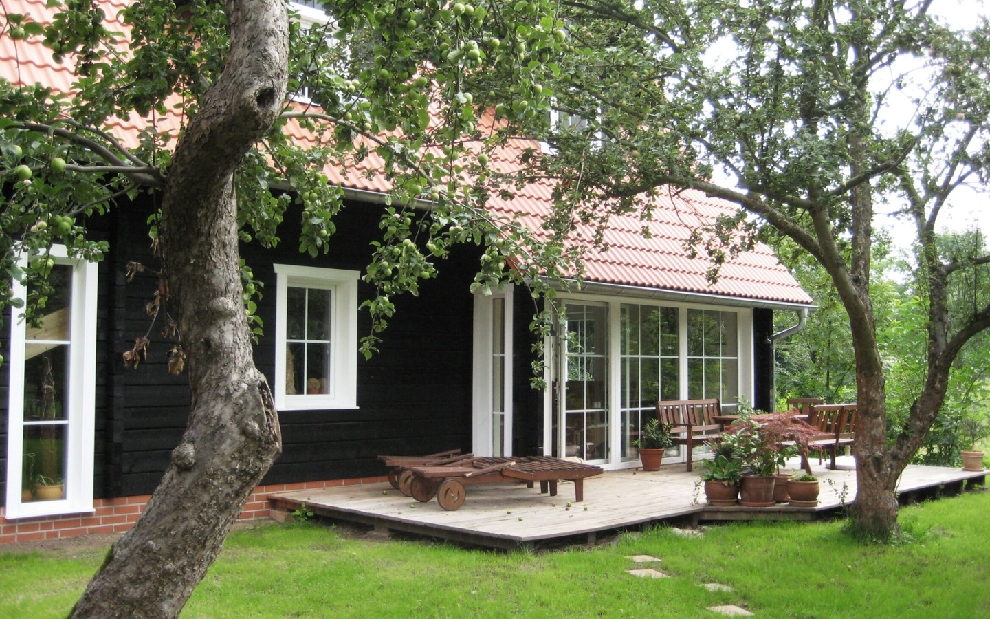 Au&szlig;enansicht Landhaus