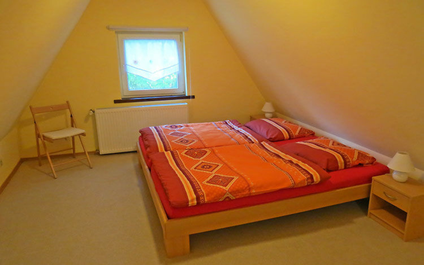 Ferienhaus, Schlafbereich, Foto: Ferienhof Schupan