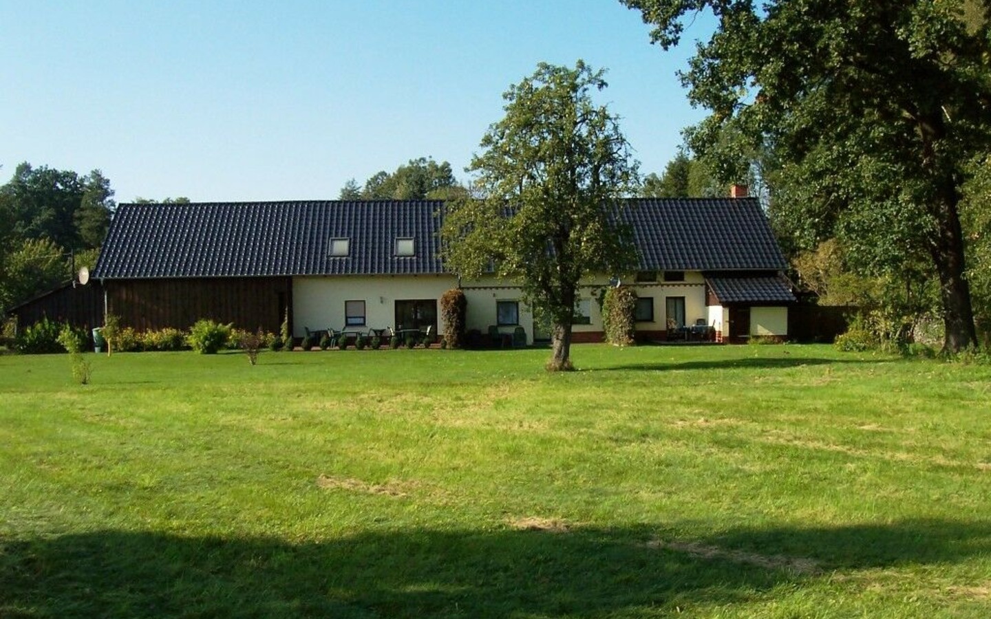 Gartenansicht Pension
