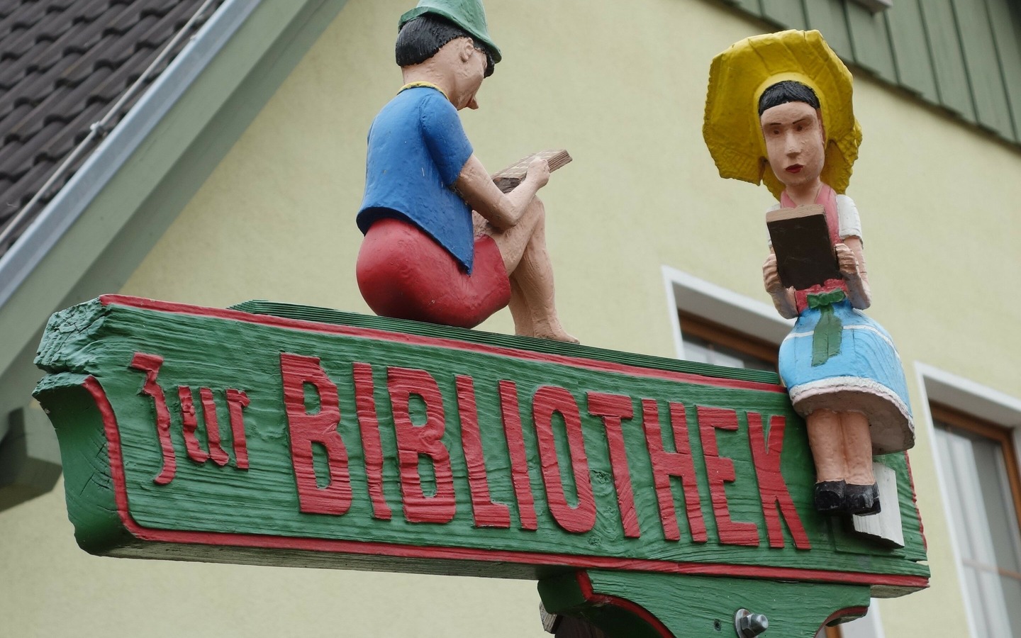 Spreewaldbibliothek &bdquo;Mina Witkojc&ldquo;, Foto: Kerstin M&ouml;bes, Lizenz: Amt Burg (Spreewald)