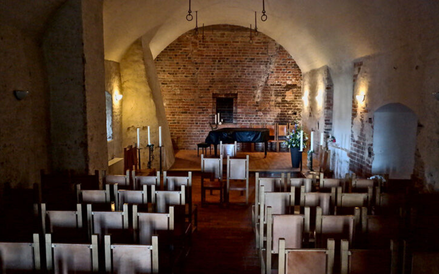 Festsaal im Festungsturm, Foto: Amt Peitz, Lizenz: Amt Peitz