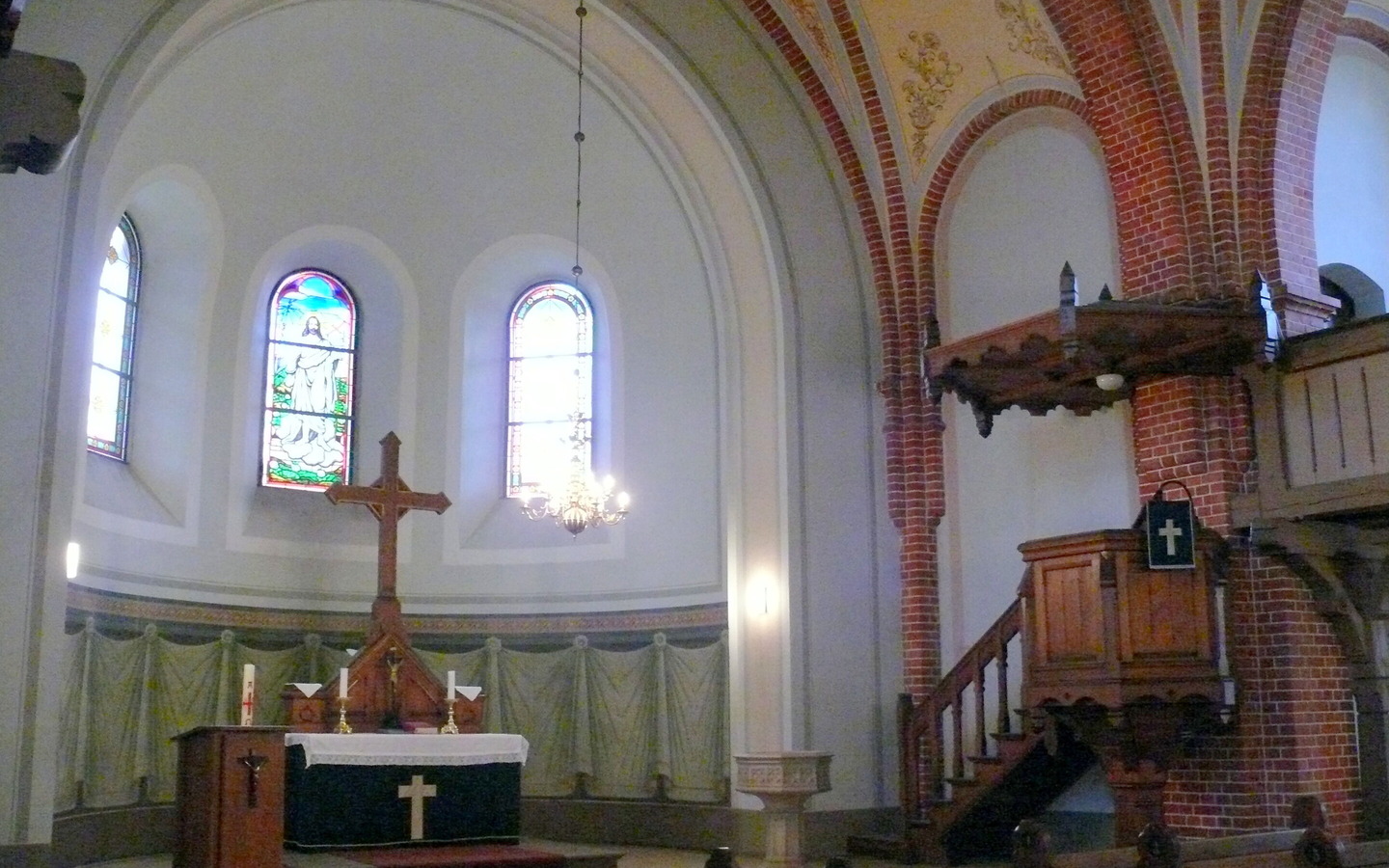 Evangelische Dorfkirche Drachhausen, Foto: N. Mucha, Lizenz: Amt Peitz
