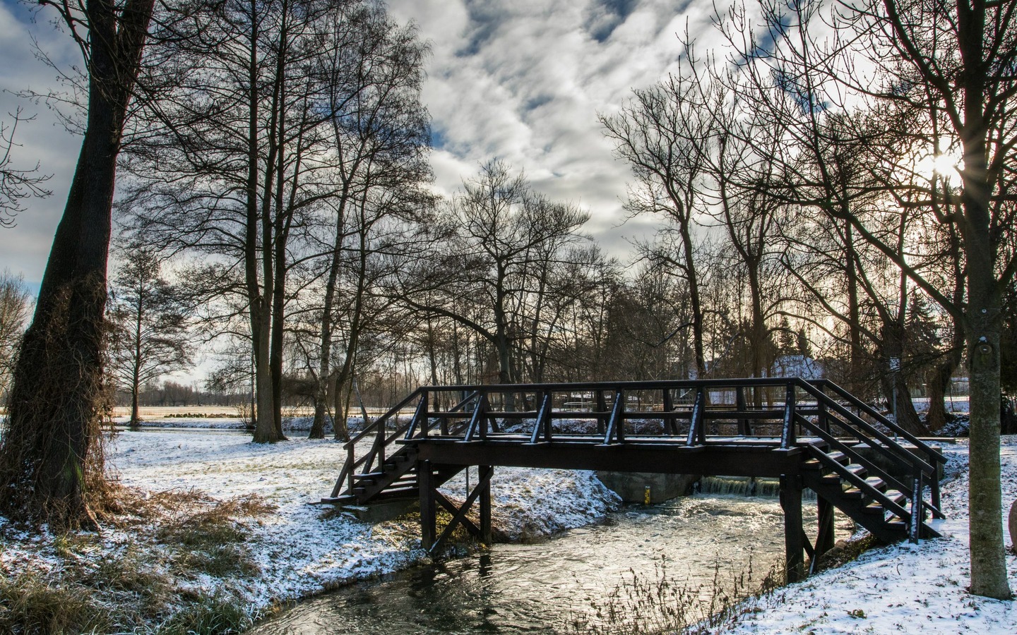 Winter im Spreewald, Foto: Peter Becker, Lizenz: Amt Burg (Spreewald)