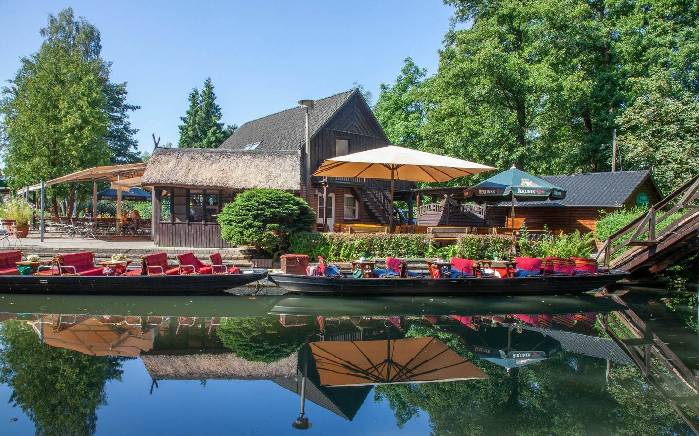 Kahnfahrten im Sommer , Foto: Peter Becker, Lizenz: Amt Burg (Spreewald)