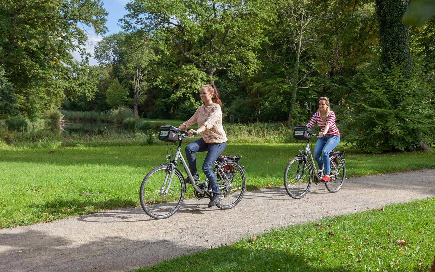 Radfahren im Spreewald, Foto: Peter Becker, Lizenz: Amt Burg (Spreewald)