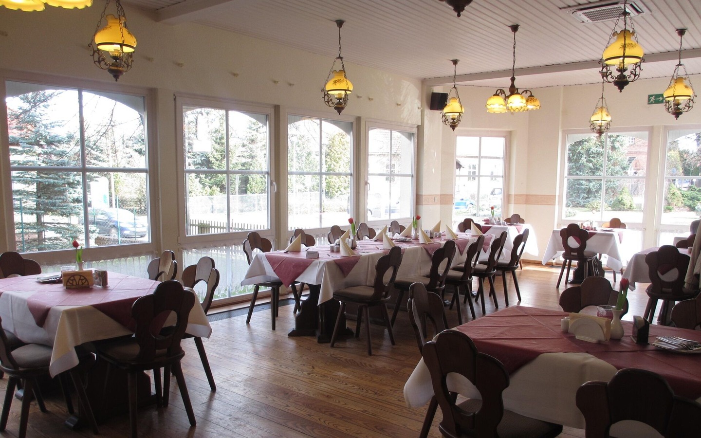 Hotel & Restaurant Bleske, Wintergarten, Foto: Unbekannt, Lizenz: Amt Burg (Spreewald)