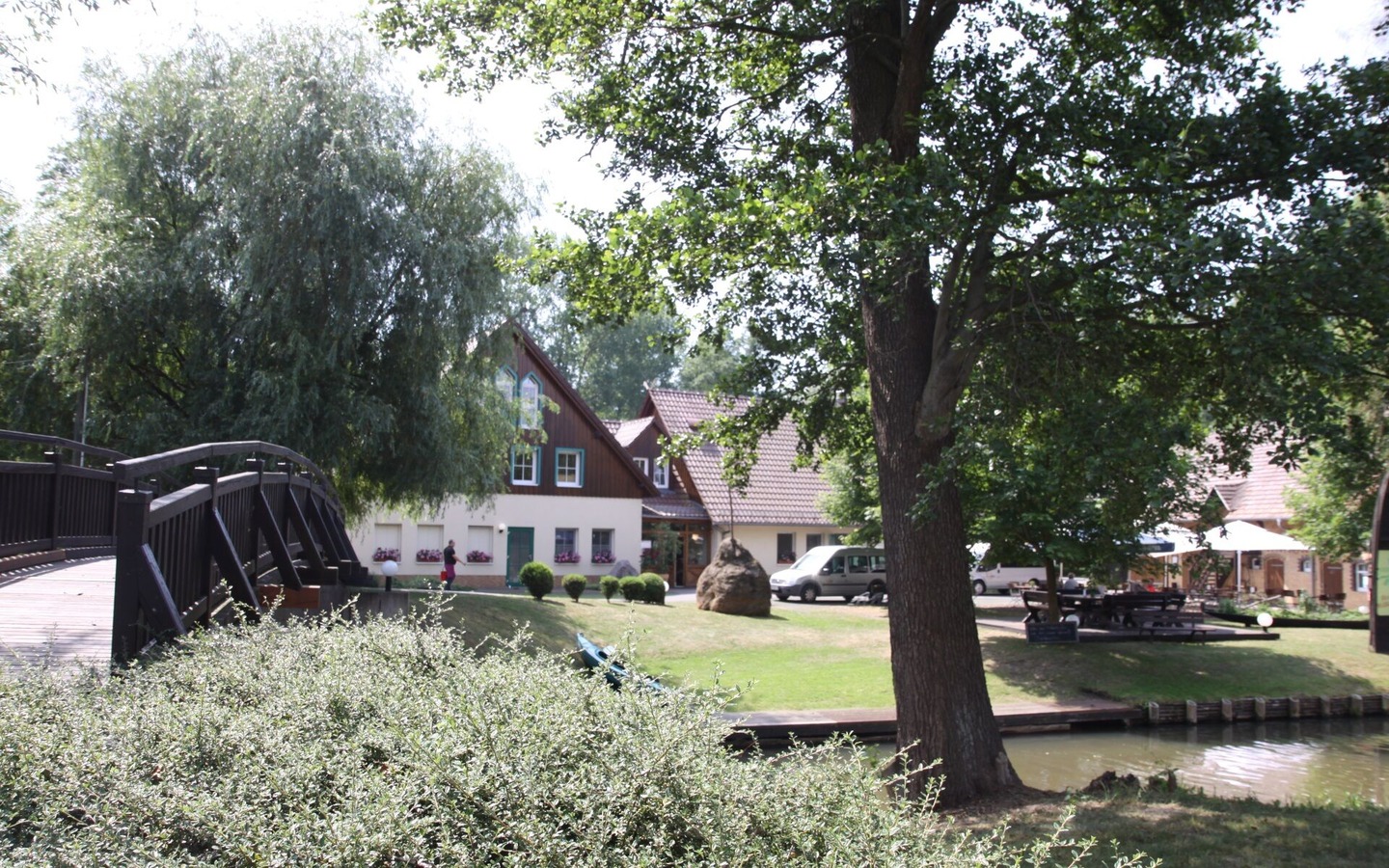 Aussenansicht Hotel Fiedermannhof, Foto: BWS, Lizenz: Amt Burg (Spreewald)