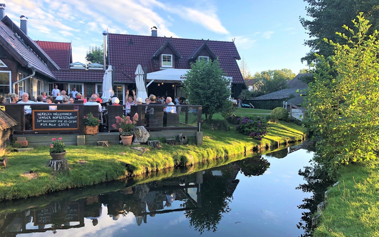 Hofrestaurant Zum Schlangenk&ouml;nig, Foto:  Hofrestaurant, Lizenz: Amt Burg (Spreewald)
