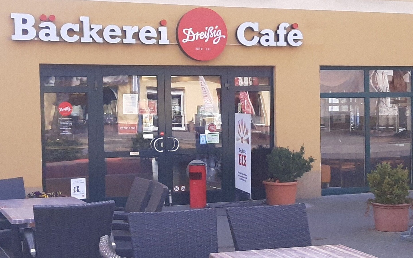 B&auml;ckerei Drei&szlig;ig Au&szlig;enansicht, Foto: Touristinformation Burg im Spreewald, Lizenz: Amt Burg (Spreewald)