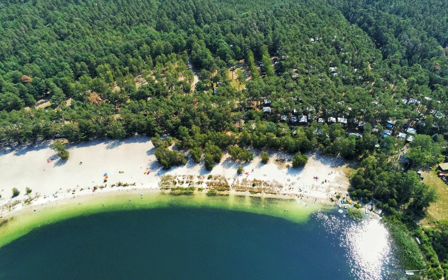 Badestrand Gro&szlig;see, Foto: Lausitz360, Lizenz: Waldcamping Am Gro&szlig;see