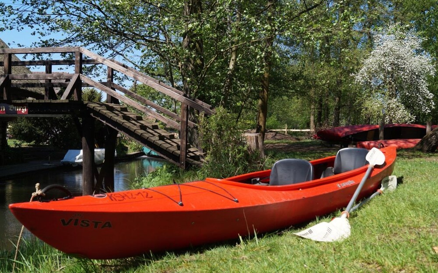 Zweierkajak Prion, Foto: Kleiner Spreewaldhafen, Lizenz: Amt Burg (Spreewald)