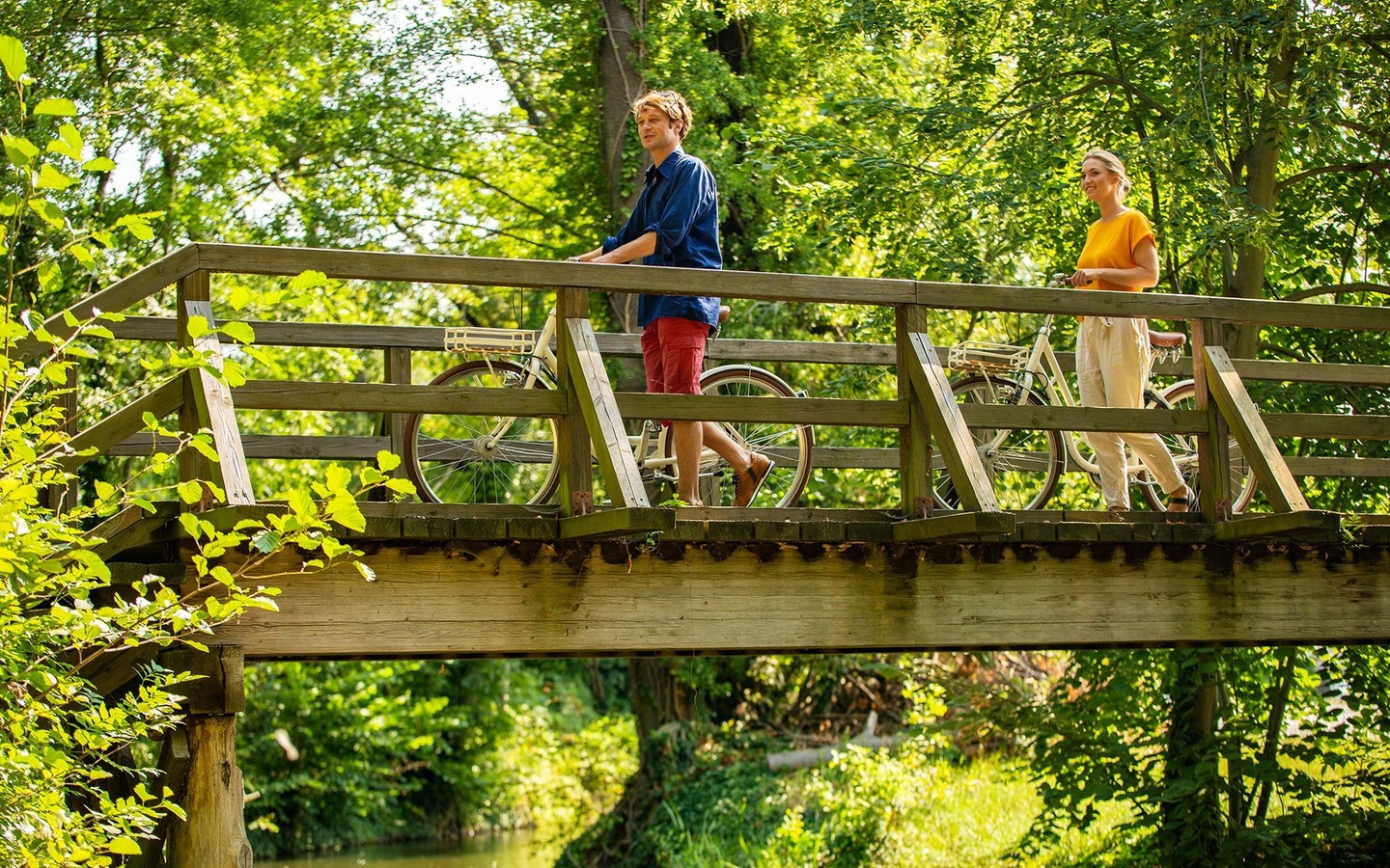 Radfahren in Burg, Foto: Touristinformation Burg/Ron Petra&szlig;, Foto: Ron Petra&szlig;, Lizenz: Amt Burg (Spreewald)