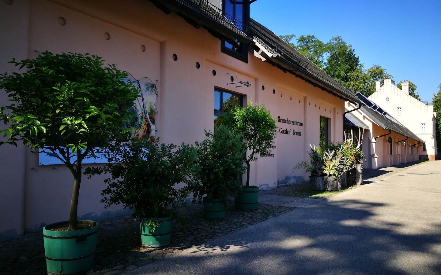 Besucherzentrum in Park und Schloss BranitzI.Sturzebecher, Foto: I.Sturzebecher, Lizenz: I.Sturzebecher