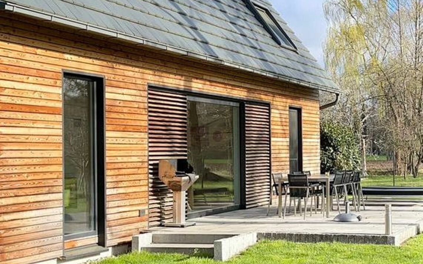 Terrasse Ferienhaus Prestige