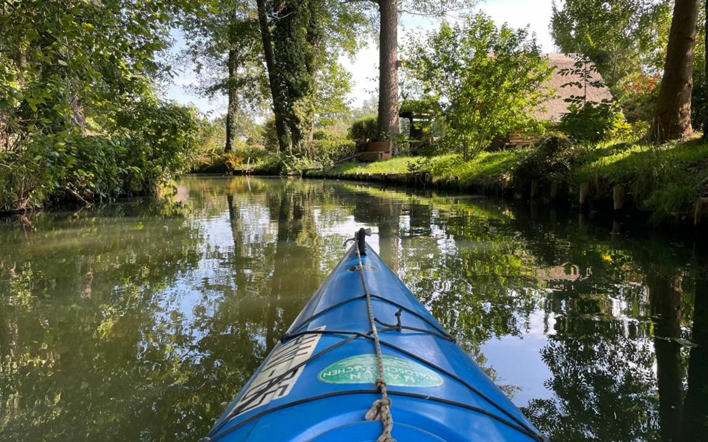 Paddelboot auf der Spree, Foto: Schimmank, Lizenz: Schimmank GbR