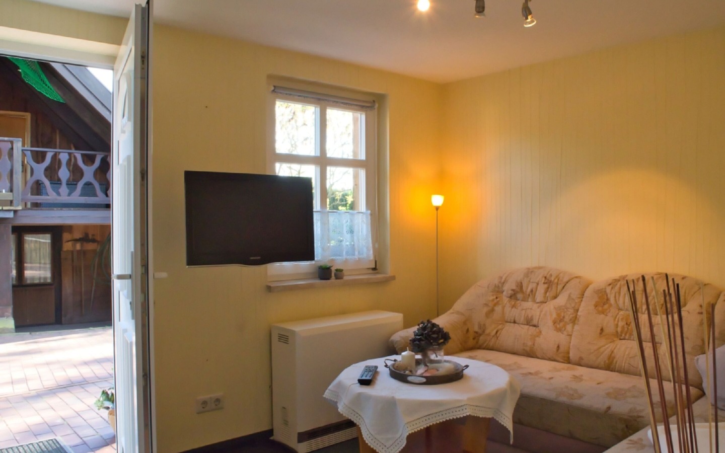 Kleine Ferienwohnung Wohnbereich, Foto: Christiane Buchan, Lizenz: Ferienwohnung Spreewaldstille