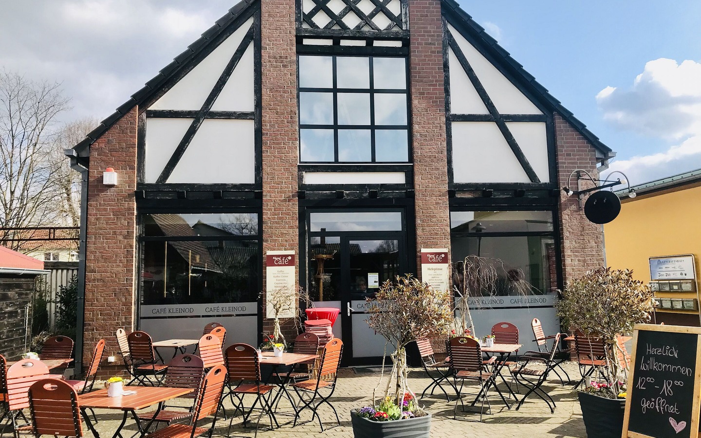 Caf&eacute; Kleinod, Foto: Sabine Ducos, Lizenz: Amt Burg (Spreewald)