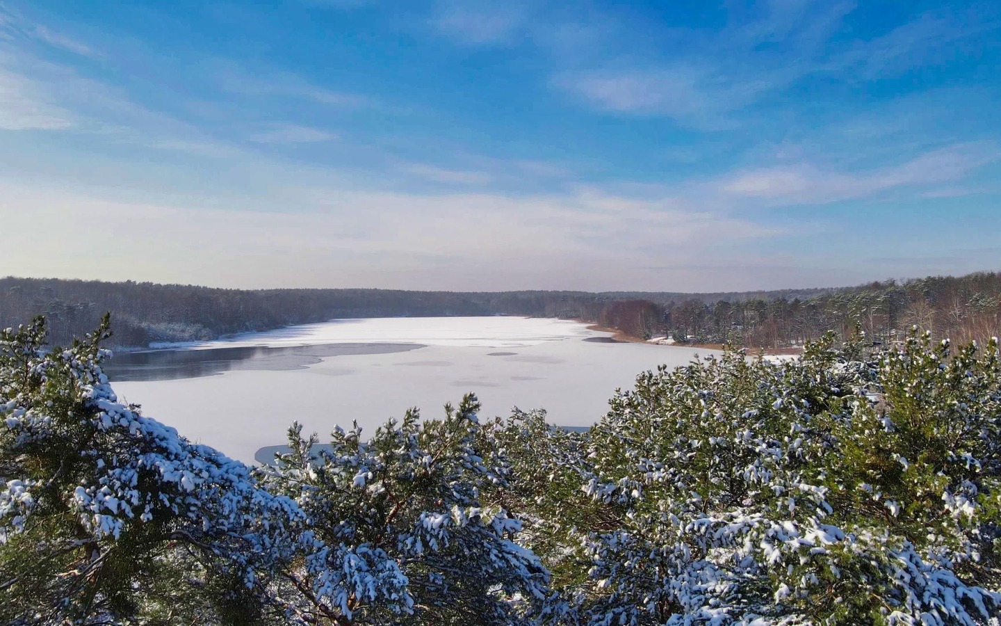 Winter am Gro&szlig;see, Foto: Lausitz360, Lizenz: Waldcamping Am Gro&szlig;see