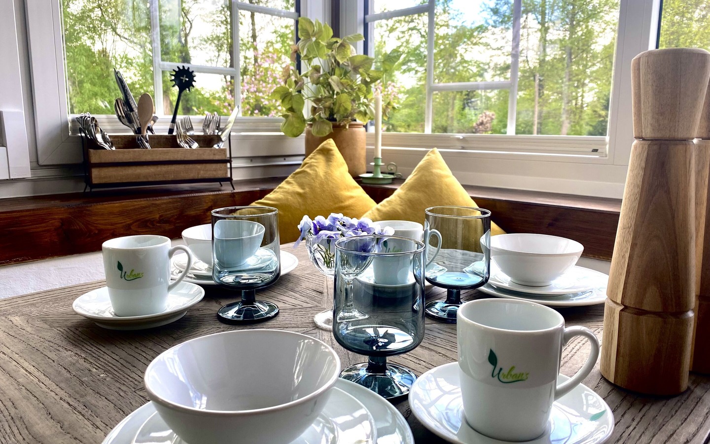 Wundersch&ouml;ner Essbereich der Wohnung "Veranda", Foto: J&ouml;rdis Urban, Lizenz: Haus Stenziger