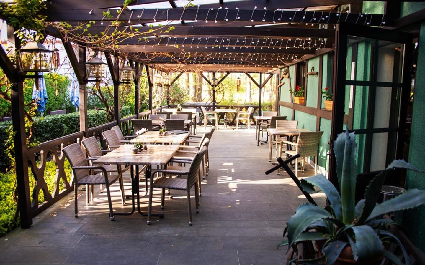 Restaurant Terrasse, Foto: Bordmann's Scheune, Lizenz: Bordmann's Scheune