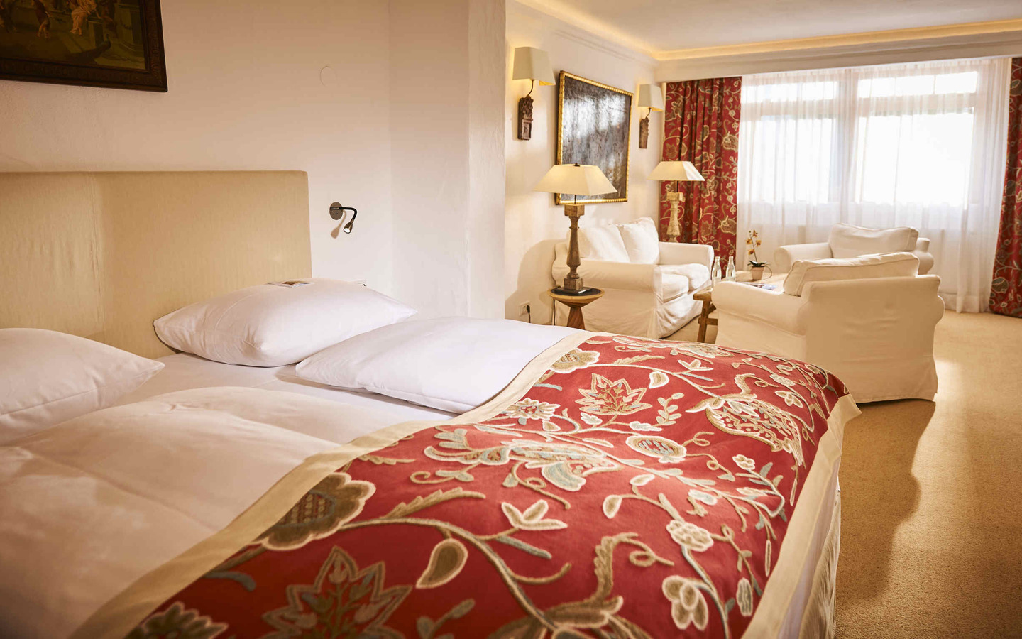 Ger&auml;umiges Doppelzimmer mit kl. Bad, Foto: www.bleiche.de, Lizenz: Hotel Bleiche Resort & Spa