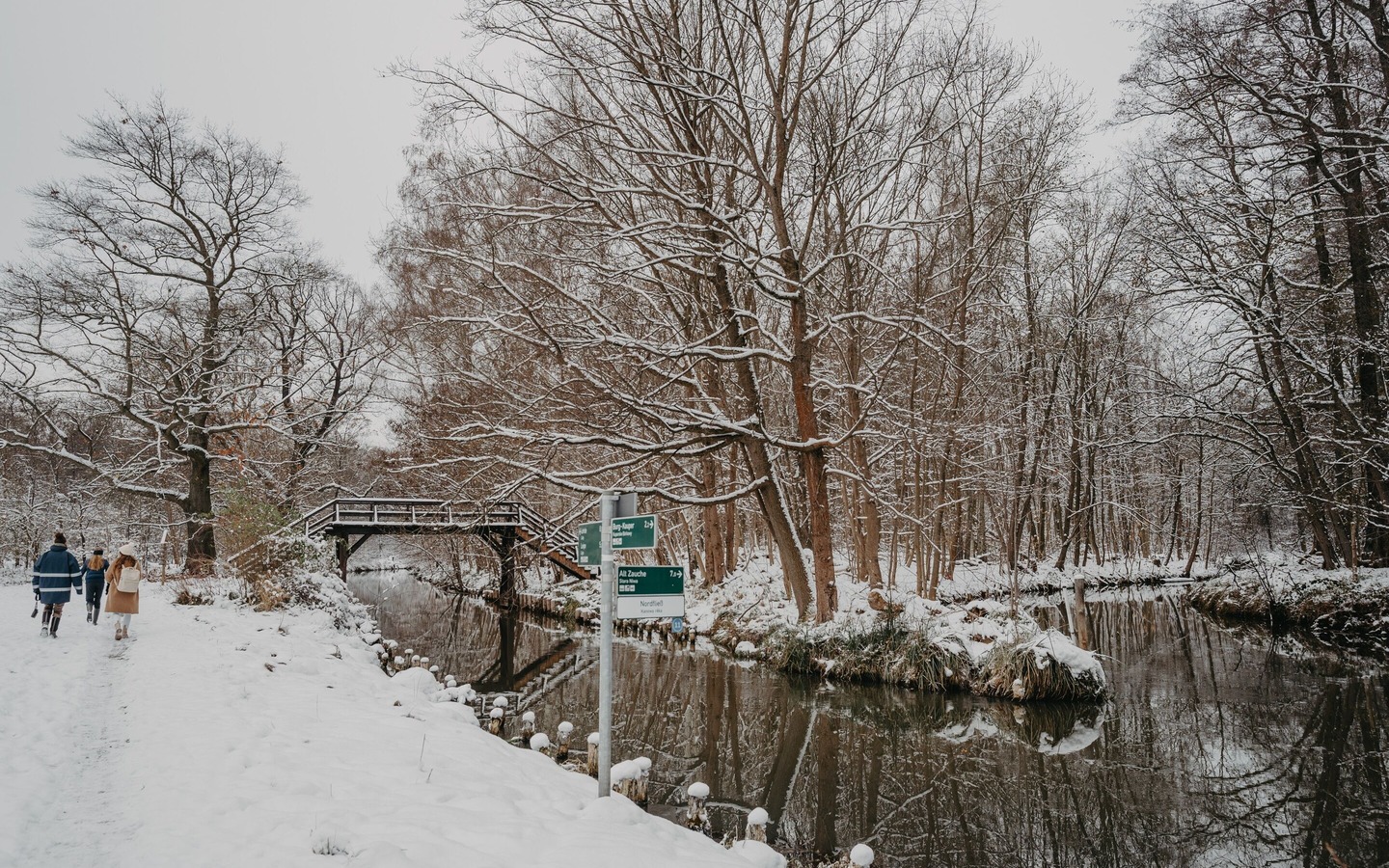 Fontanewanderweg Winter, Foto: Lena Tschuikow, Lizenz: www.spreewald.de