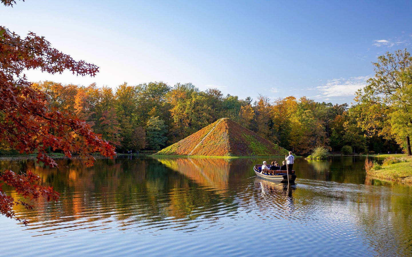 Gondelfahrt im Branitzer Park, Foto: Andreas Franke, Lizenz: Stiftung F&uuml;rst P&uuml;ckler Museum Park & Schloss Branitz