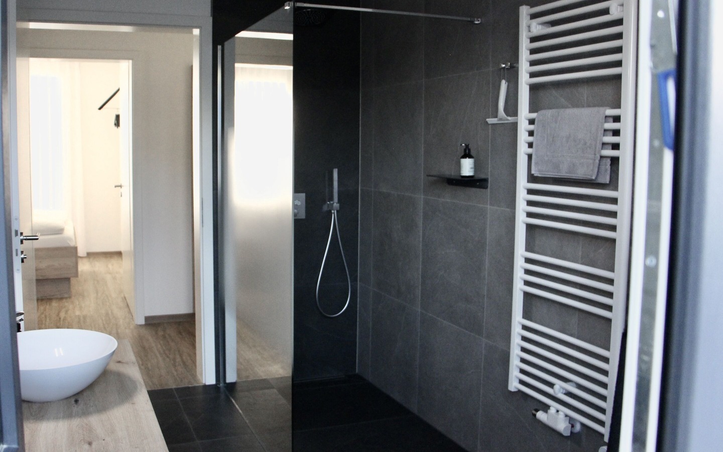 Bad im modernen Design, Foto: Weberhof Appartments, Lizenz: Weberhof Appartments