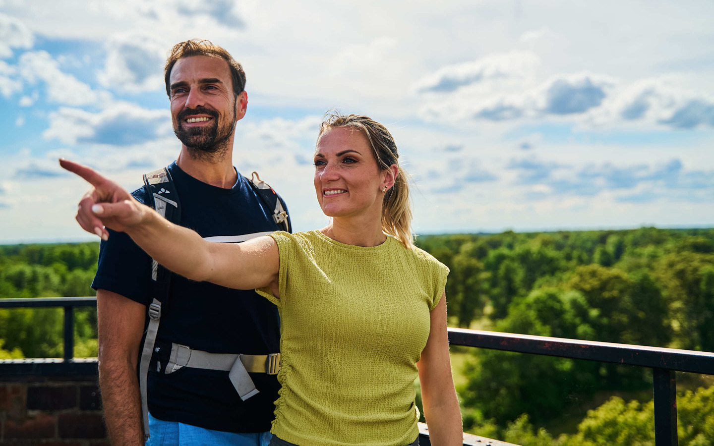 Aussichtsplattform Bismarckturm, Foto: Ron Petra&szlig;, Lizenz: Amt Burg (Spreewald)