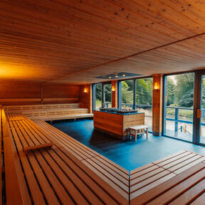 Sauna der Spreewald Therme