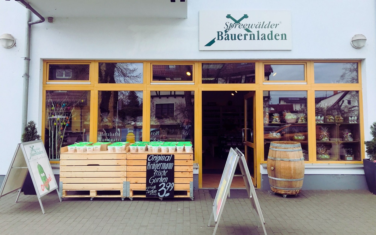 Spreew&auml;lder Bauernladen , Foto: Sabine Ducos, Lizenz: Amt Burg (Spreewald)