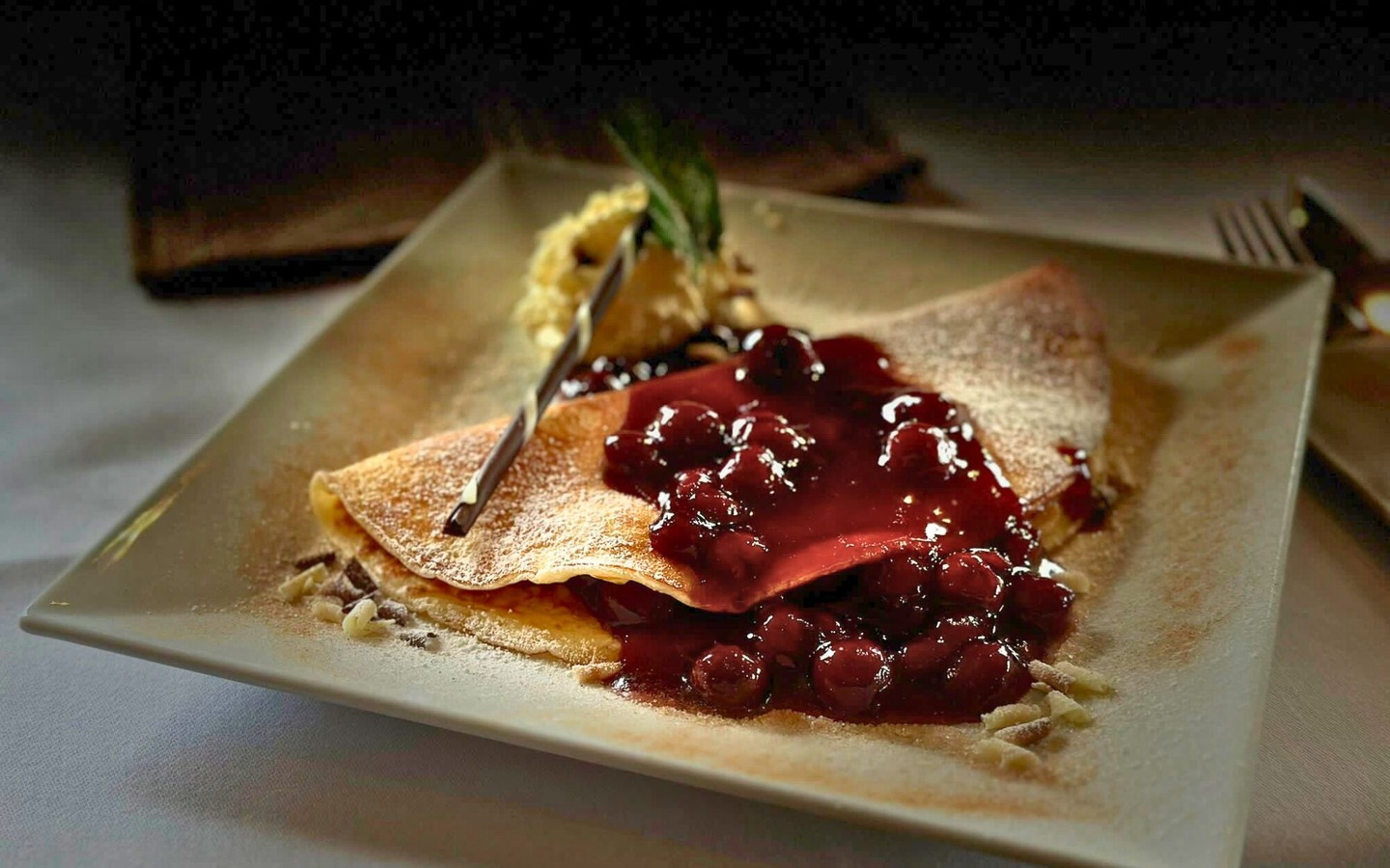 Leckerer Hefeplins zum Nachtisch, Foto: Johannes Schimmank, Lizenz: Hafen Waldschl&ouml;sschen
