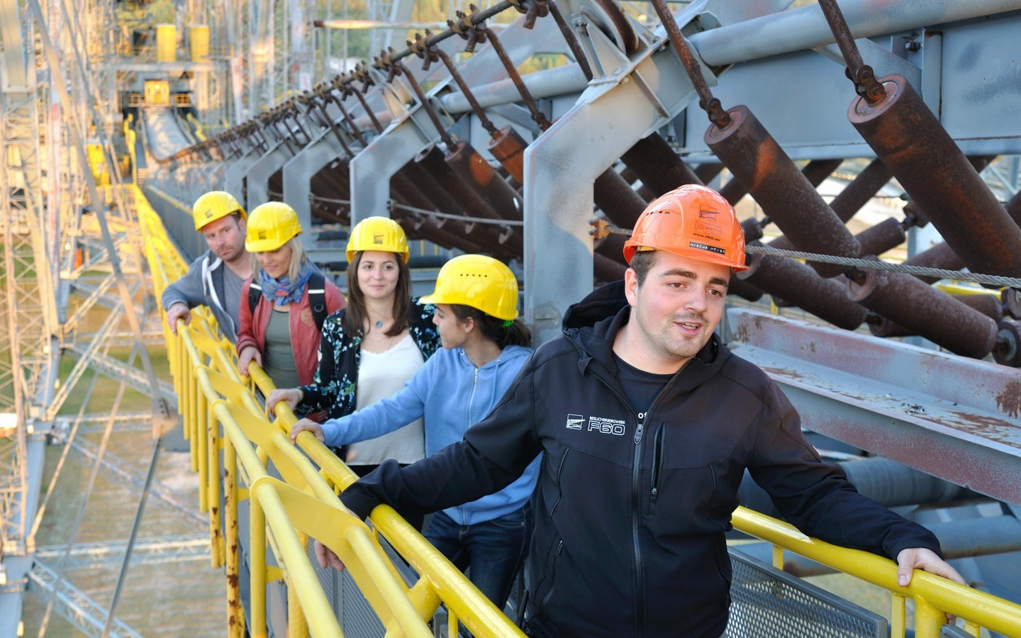 Besucherbergwerk F60 - F&uuml;hrung, Foto: TV LSL/Nada Quenzel