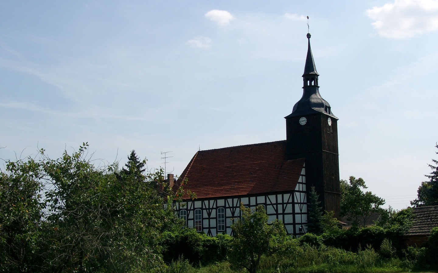 Fachwerkkirche Schlepzig, Foto: TV Spreewald