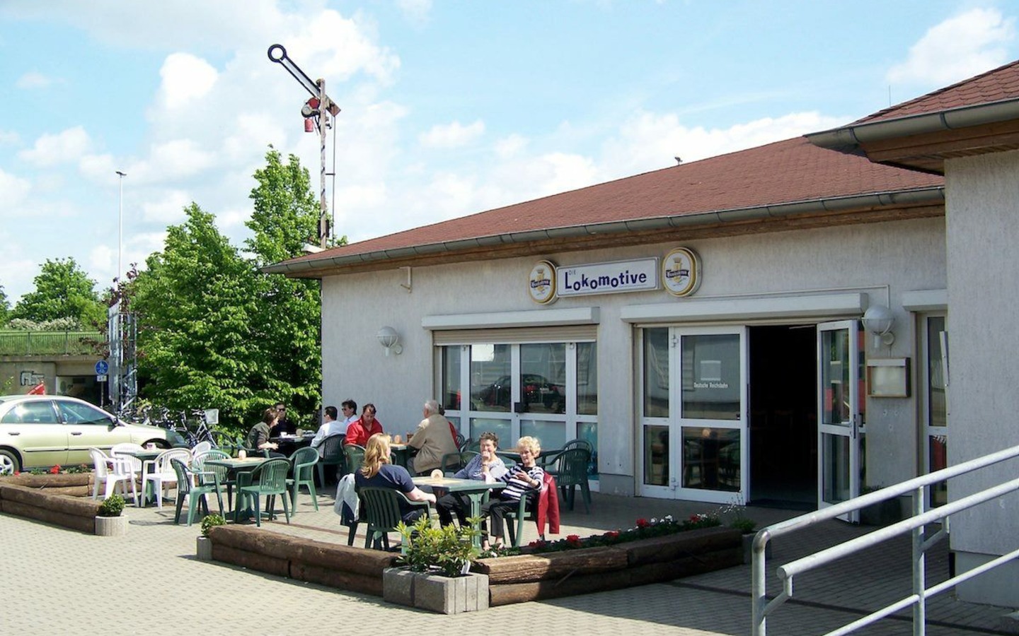 Gastst&auml;tte "Lokomotive" der Parkeisenbahn Cottbus, Foto: Parkeisenbahn