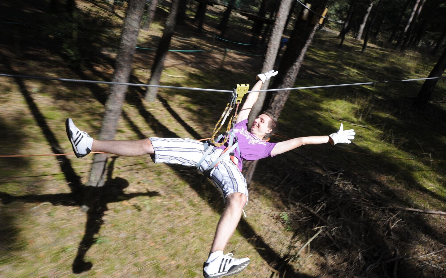 Kletterwald L&uuml;bben - Der Abenteuerpark im Spreewald, Foto: Mario Bartkowiak