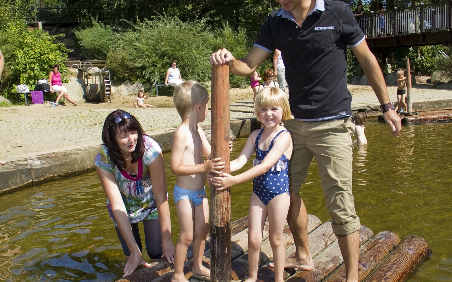 Wasserspielplatz L&uuml;bben Foto: Peter Becker