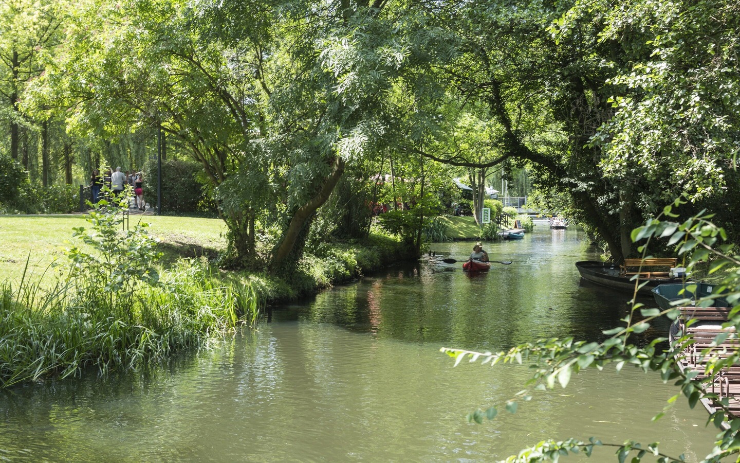Auf Paddeltour in L&uuml;bben, Foto: TMB Fotoarchiv/Steffen Lehmann