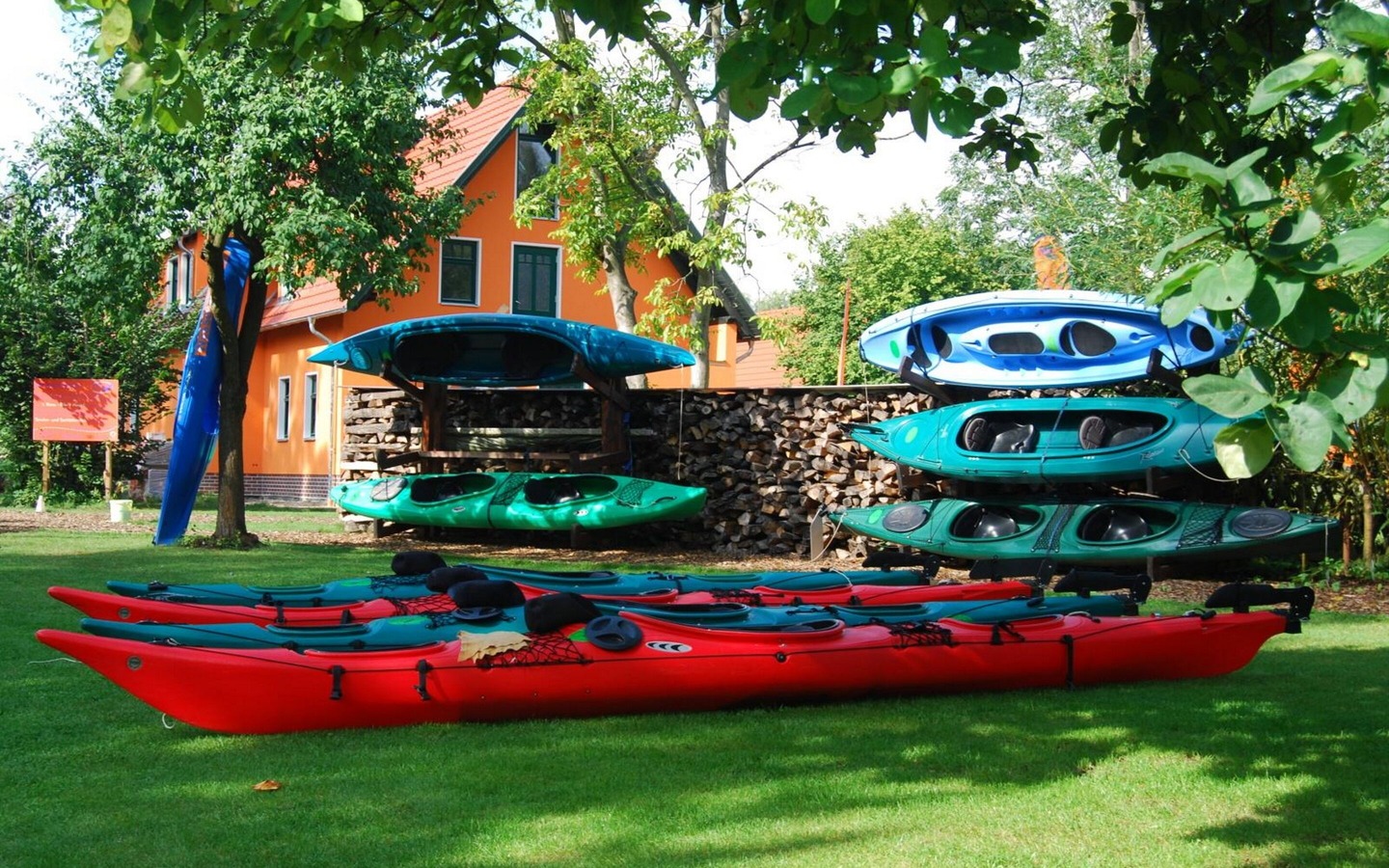 Kanustation am Kanu-Bike-Hostel, Foto: Bootsverleih Richter/Kajaksports GbR