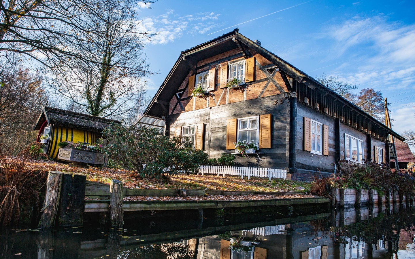 typisches Spreewaldhaus in L&uuml;bbenau, Foto: TMB Fotoarchiv/Steffen Lehmann